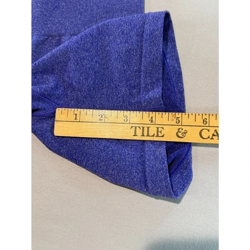 NVGTN‎ Seamless Biker Shorts Blue Womens Small High Waisted Gym